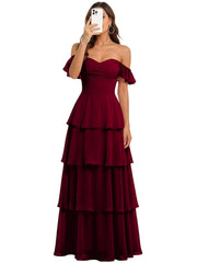 Fairy new arrival mori style bridesmaid dress women's long fairy elegant chiffon cake skirt one shoulder backless strap evening dress
