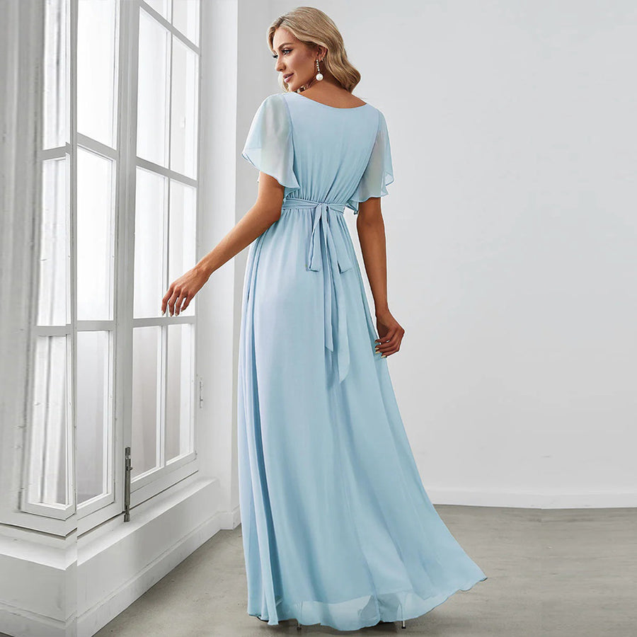 Cross-border amazon hot-selling bridesmaid dresses, elegant evening gowns, perfect for year-end parties and performances, plus size friendly