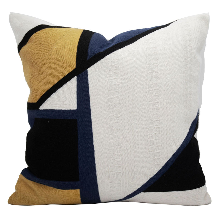 Minimalist Black & White Cushion Cover - Timeless Contrast for Refined Interiors