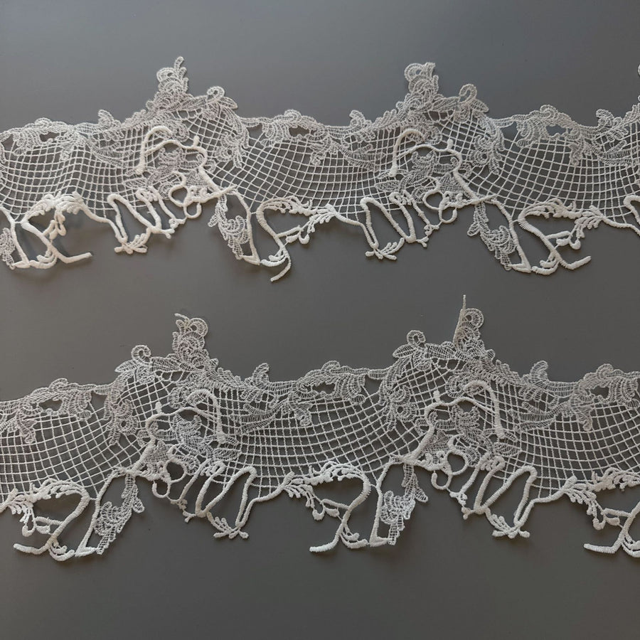 Water Soluble Barcode Hollow Lace - DIY Wedding Dress Splicing & Fabric Head Decoration (R155)
