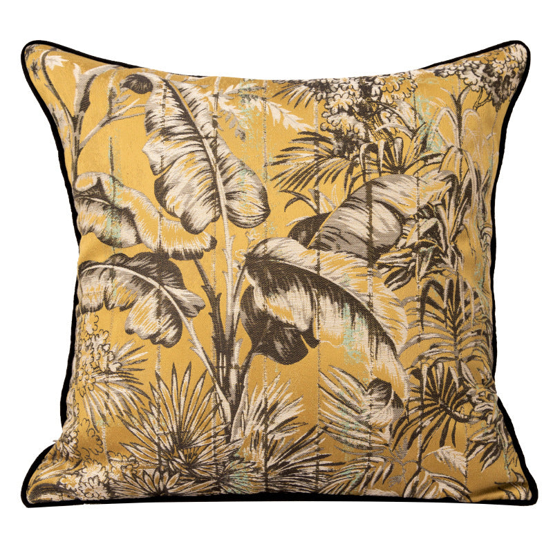 Chinese Inspired Cushion Cover - Elegant Accent for Living Rooms & Sofas