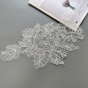 Headgear children's clothing decorative fish silk thread leaf hollow three-dimensional lace lace, wedding gift fabric R109