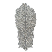 High-End Embroidered Lace Trim Appliqué - Embroidered Floral Lace Patch for Wedding Dresses & Apparel (ZH445)
