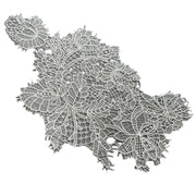 Headgear children's clothing decorative fish silk thread leaf hollow three-dimensional lace lace, wedding gift fabric R109
