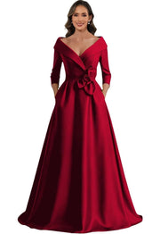 European and american style plus size evening gown - floor length dress for weddings, mother of the bride, annual meetings, and performances - flattering and figure-forgiving for curvy women