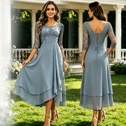 Amazon dress chiffon small dress wedding bridesmaid dress ladieswear dress party annual meeting performance dress for women