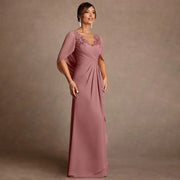 Fashion amazon cross-border banquet ladieswear wedding banquet women's clothing long evening dress annual meeting party host dress fat