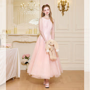 Elegant pink evening gown for 18th birthday and formal celebrations