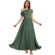 Amazon's new women's dress banquet long evening dress fashion cross-border bridesmaid dress elegance party party