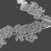 Rose Fish Silk Hollow Eyelash Lace - DIY Dress, Clothing & Headgear Accessory (R87)