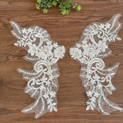 3D Organza Lace Flower Handmade Accessories - DIY Wedding Veil, Clothing Patch & Jewellery Material (D70)