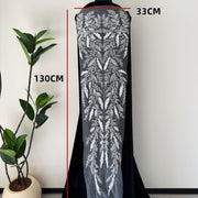 Zh480 fabric beading embroider organza lace computer beading clothing cheongsam curtain decorative accessories