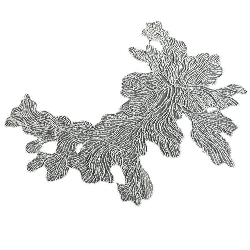 White Fish Thread Lace Collar Accessory - DIY Handmade Wedding Dress Clothing Trim (R163)