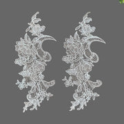 Handmade lace fish silk collar flower sticker for wedding dress decoration