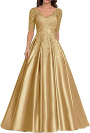 European and american style plus size evening gown - women's satin floor-length dress - perfect for weddings, bridesmaids, annual galas, and performances - flattering and figure-forgiving