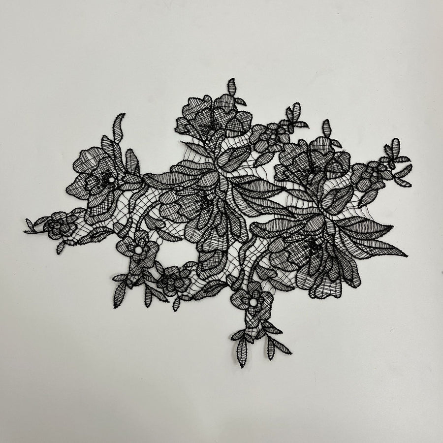Fresh Leaves Hollow Fish Silk Lace - DIY Handmade Bridal Veil & Wedding Dress Accessory (R4)