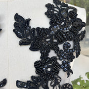 Sequined Lace 3D Flower Applique - Wedding Dress & Cheongsam Embroidery Decoration (D51)