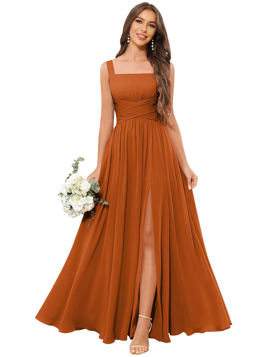 Fashion cross-border women's dress pure color evening dress multi-color optional sister group toast annual meeting performance dress fat m