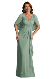 Fashion amazon cross-border banquet ladieswear wedding banquet women's clothing long evening dress annual meeting party host dress fat
