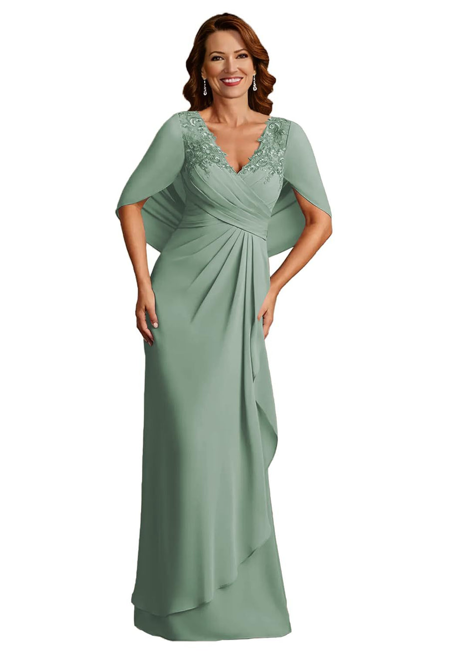 Fashion amazon cross-border banquet ladieswear wedding banquet women's clothing long evening dress annual meeting party host dress fat