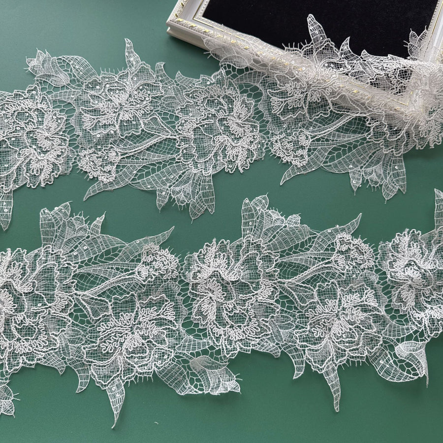 Fishing silk thread lace exquisite barcode Lolita accessories sweater accessories skirt cuffs lace clothing accessories R221