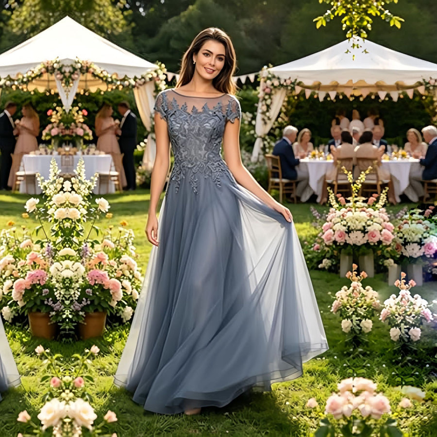 Amazon party dress european and american style long evening gown bridesmaid dress annual meeting host dress annual meeting performance dress cover-up