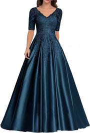 European and american style plus size evening gown - women's satin floor-length dress - perfect for weddings, bridesmaids, annual galas, and performances - flattering and figure-forgiving