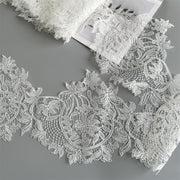 Barcode Hollow Fish Silk Lace - DIY Handmade Wedding Dress Veil & Decorative Accessory (R162)
