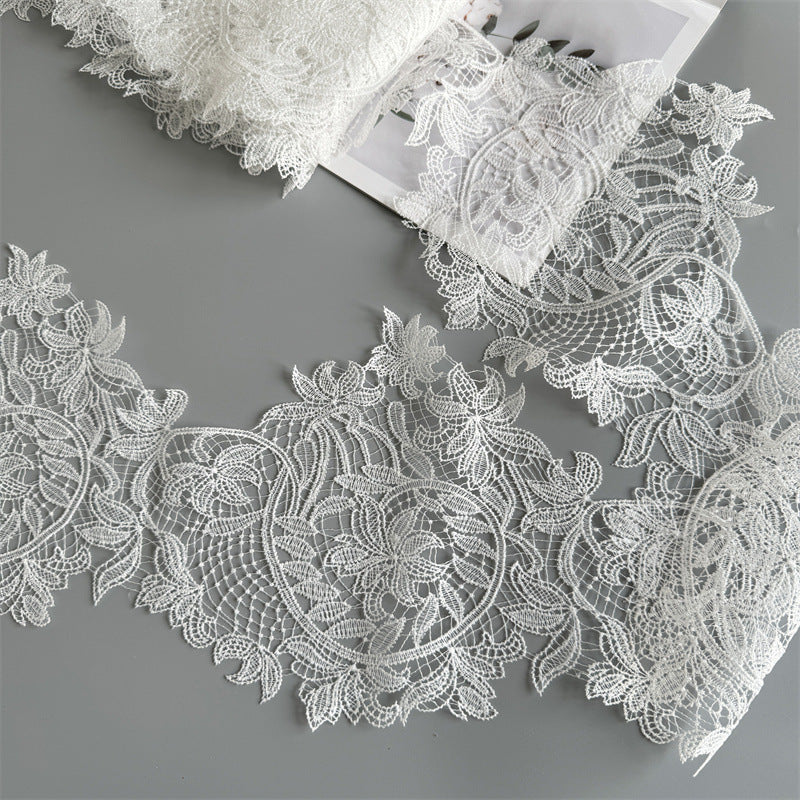 Barcode Hollow Fish Silk Lace - DIY Handmade Wedding Dress Veil & Decorative Accessory (R162)