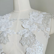 ZH413 European new mesh embroidery lace accessories, foreign trade wedding veil DIY accessories lace accessories