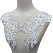 Mesh Beads 3D Lace Flower - DIY Fashion Show Clothing Accessories & Dress Embellishment (D1)
