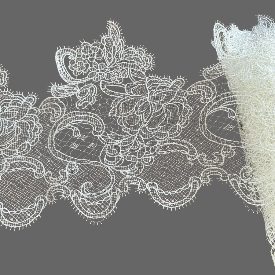 New exquisite hollow fish silk thread lace, handmade DIY accessories wedding veil decorative accessories lace R77