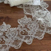New exquisite hollow fish silk thread lace, handmade DIY accessories wedding veil decorative accessories lace R77