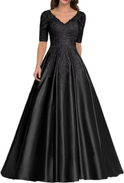 European and american style plus size evening gown - women's satin floor-length dress - perfect for weddings, bridesmaids, annual galas, and performances - flattering and figure-forgiving
