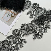 New white rose DIY clothing handmade accessories patch sticker fish silk thread embroidery lace R87