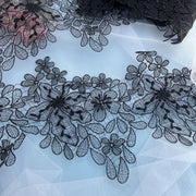Milk silk hollow veil wedding dress lace, handmade DIY accessories dress accessories R33