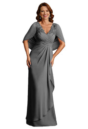 Fashion amazon cross-border banquet ladieswear wedding banquet women's clothing long evening dress annual meeting party host dress fat
