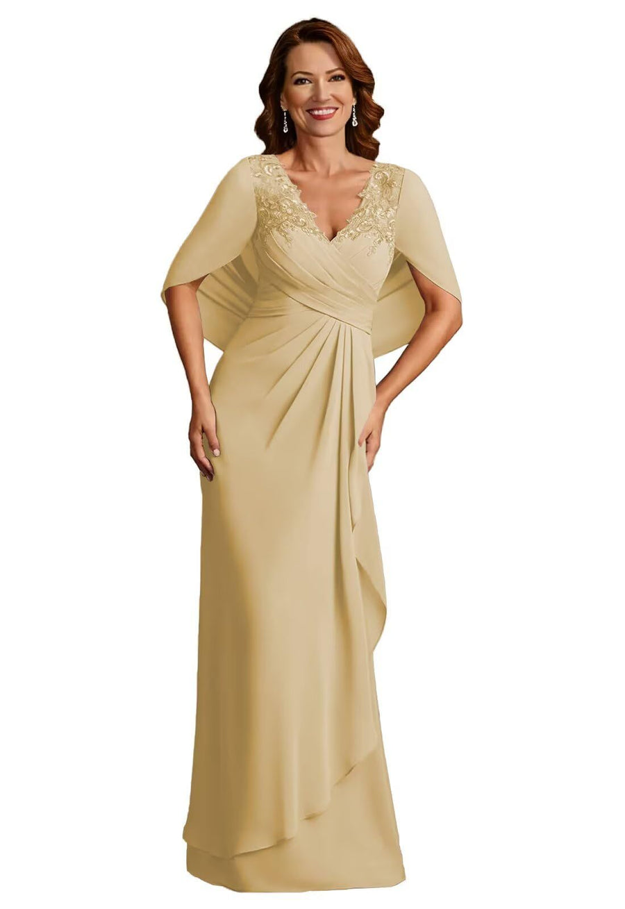 Fashion amazon cross-border banquet ladieswear wedding banquet women's clothing long evening dress annual meeting party host dress fat