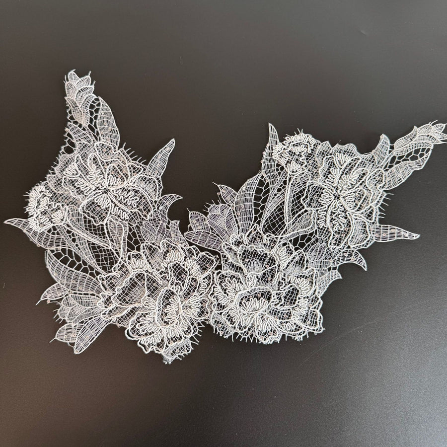 New lace computer embroidery lace corsage decorative flower small fresh collar flower piece accessories R221
