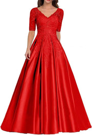 European and american style plus size evening gown - women's satin floor-length dress - perfect for weddings, bridesmaids, annual galas, and performances - flattering and figure-forgiving