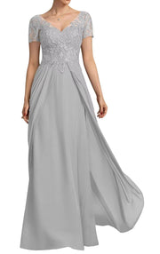 Chiffon long evening gown mother prom dress long skirt bridesmaid dress annual meeting host banquet dress performance dress plus size