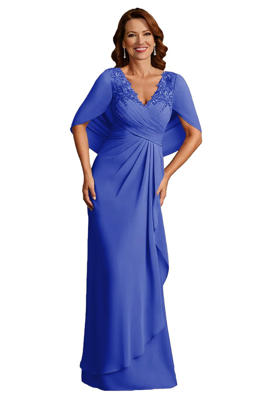Fashion amazon cross-border banquet ladieswear wedding banquet women's clothing long evening dress annual meeting party host dress fat