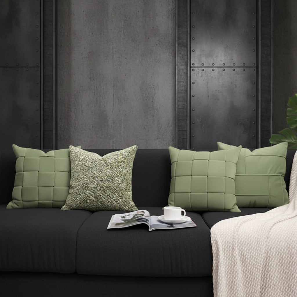 Braided Texture Cushion Cover - Handcrafted Detail in Modern Luxury Style