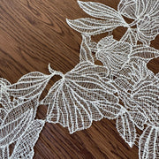 New product fresh leaves hollowed out fish silk thread lace, veil wedding dress lace handmade diyR99