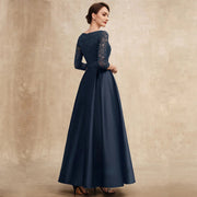 Navy blue performance dress - choir, evening gown, banquet, wedding, mother of the bride, annual meeting, hostess dress, performance costume