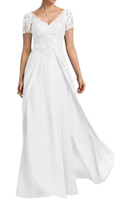 Chiffon long evening gown mother prom dress long skirt bridesmaid dress annual meeting host banquet dress performance dress plus size