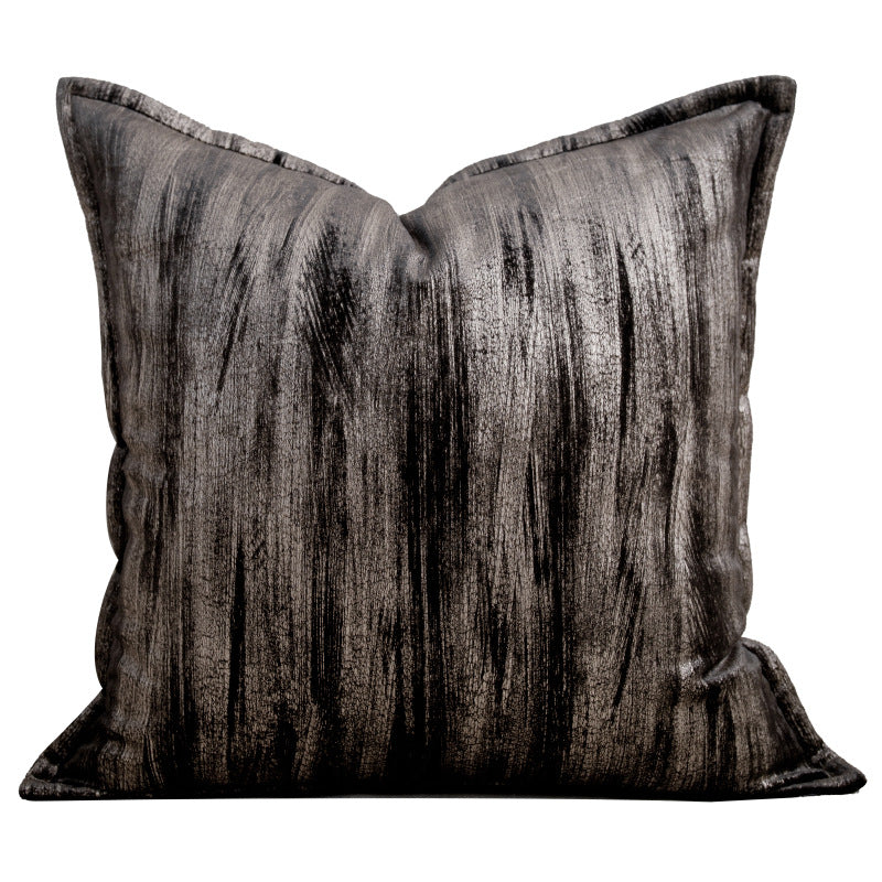Brown & Gold Cushion Set - Elegant Metallic Detail for Refined Interiors