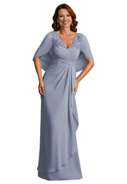 Fashion amazon cross-border banquet ladieswear wedding banquet women's clothing long evening dress annual meeting party host dress fat
