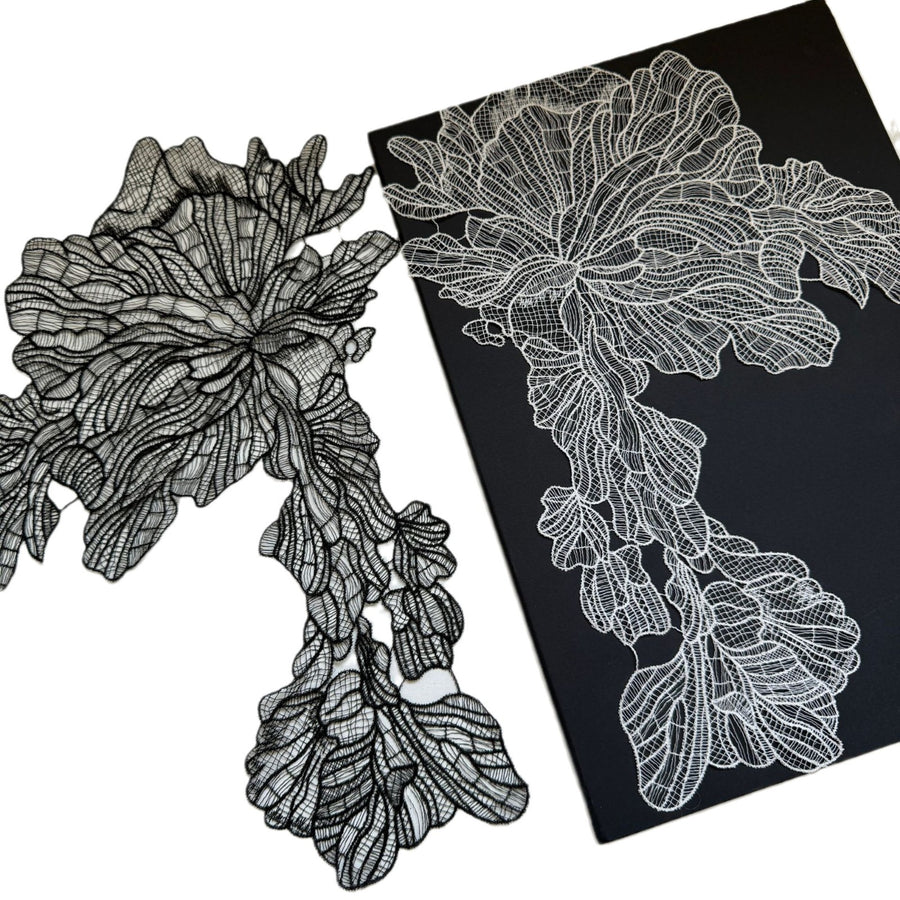 Water-Soluble Embroidery Flower Accessory - DIY Women's Wedding Dress & Clothing Decoration (R110)