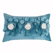 Soft Floral Cushion Cover - Handcrafted Petal Design for Gentle Interiors